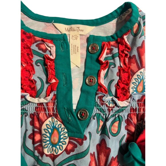 Matilda Jane BETTER NOT POUT Romper Infant Girls Size 12-18 months Knit One-Piec - Picture 5 of 8